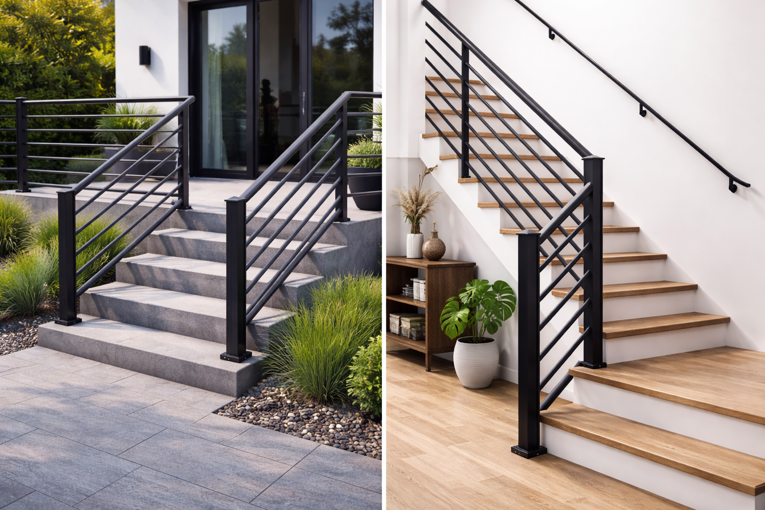 Internal/external staircases